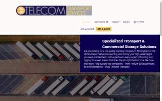 Telecom Transport Services website