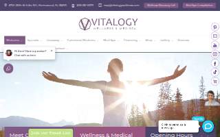 Vitalogy Wellness & Med-Spa website