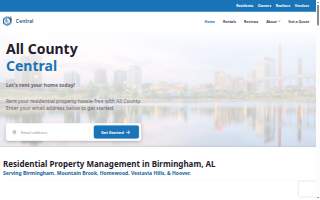 All County Central Property Management website