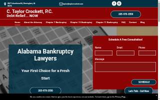 C Taylor Crockett PC website
