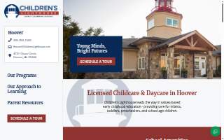 Children's Lighthouse of Hoover website