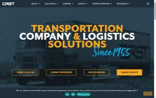 CRST The Transportation Solution, Inc. website