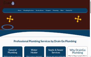 DrainGo Plumbing website