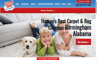 Heaven's Best Carpet & Rug Cleaners website