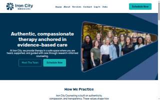 Iron City Counseling website