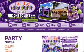 Party Source Outlet website