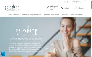 Reignite Chiropractic website