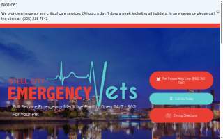 Steel City Emergency Vets website