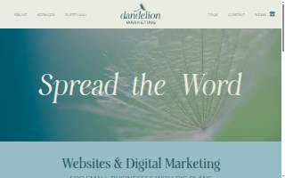 dandelion marketing website
