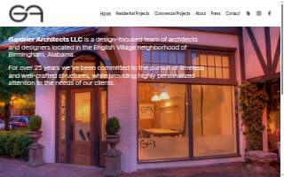 Gardner Architects LLC website