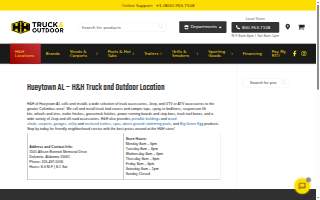 H&H Truck and Outdoor website