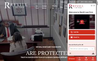 Revill Law Firm of Hueytown website