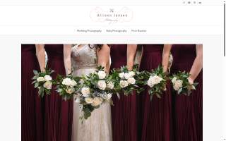 Allison Jansen Photography website