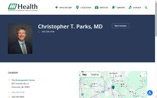 Christopher T. Parks, MD website