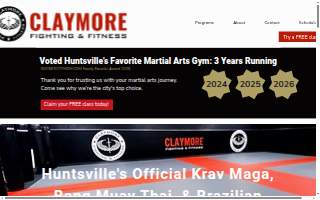 Claymore Fighting & Fitness website