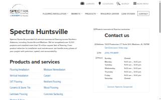 Commercial Flooring Services website