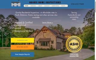 Haines Home Inspections website