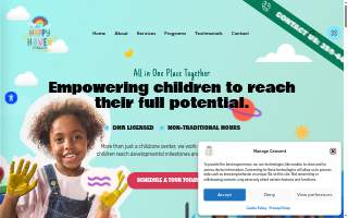 Happy Haven Childcare website