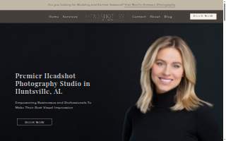 Headshot HSV Photography studio website