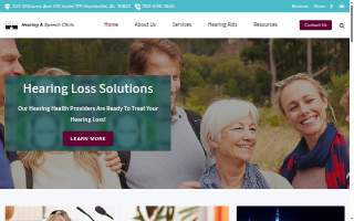 Hearing & Speech Clinic website