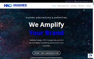 Hughes Web Designs of Huntsville website