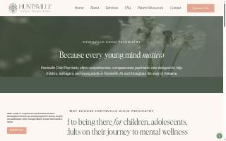 Huntsville Child Psychiatry website