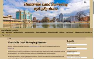 Huntsville Land Surveying website