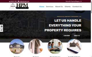 Huntsville Property Managers, LLC website
