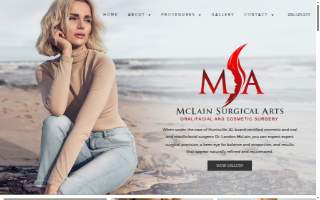MCLAIN SURGICAL ARTS D. McLain, MD, DMD, FACS website