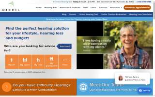The Balance and Hearing Center website