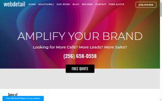 WebDetail, LLC of Huntsville website