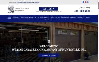 Wilson Garage Door Company of Huntsville website