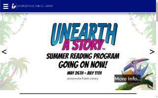 Jacksonville Public Library website