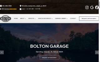 Bolton Garage website