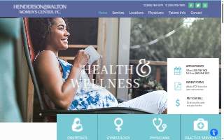 Henderson & Walton Women's Center, P.C. website