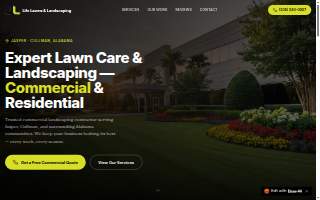 Life Lawns and Landscaping website