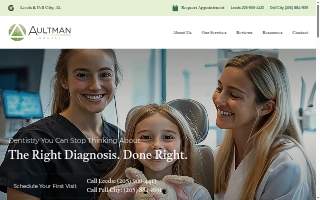 Aultman Dental Leeds website