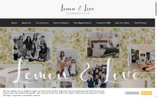 Lemon & Love Cleaning Club website