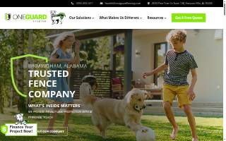 OneGuard Fencing of Leeds website