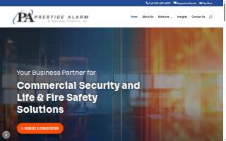 Prestige Alarm of Leeds website