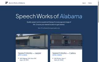 Speech Works of Alabama, LLC website