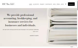 EIC Tax LLC website