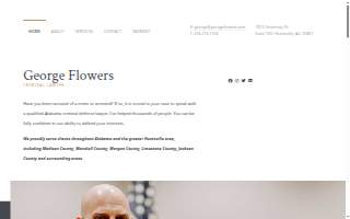 George Flowers, Attorney at Law website