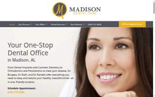 Madison Dental Care website