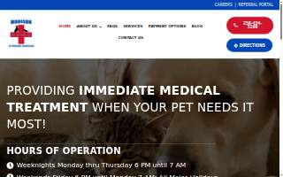 Madison Veterinary Emergency website