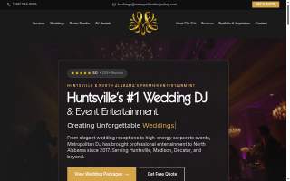 Metropolitan Disc Jockey Service website