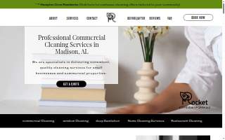 Rocket City Clean Up Crew LLC website
