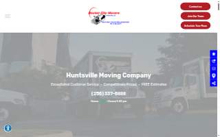 Rocket City Movers of Huntsville website