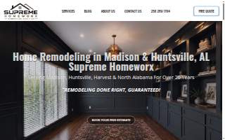 Supreme Homeworx website