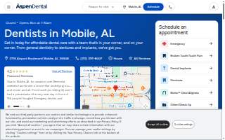Aspen Dental - Mobile website